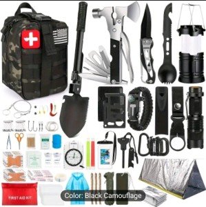 250-Piece Emergency Survival and First Aid Kit