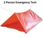 Waterproof 2-Person Survival Camping Tube Tent