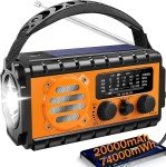 Emergency NOAA Weather Radio with Hand Crank
