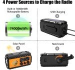 Emergency NOAA Weather Radio with Hand Crank