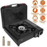 Dual Fuel Portable Camping Stove for Outdoors