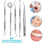 Dental Whitening and Cleaning Kit - 5 Pieces