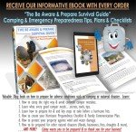 4-Pack Collapsible BPA-Free Water Storage Bags