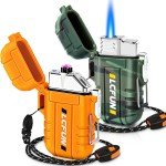 LcFun Waterproof Outdoor Lighter - 2 Pack