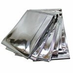 5 Thermal Mylar Emergency Rescue Blankets 84"x52