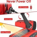 Hand Crank Emergency Radio with Flashlight & Power Bank