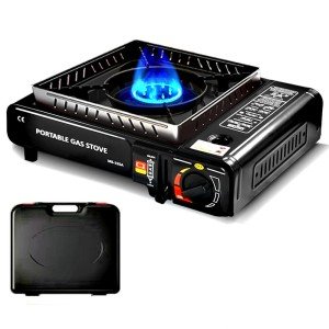 Portable Camping Gas Stove - Dual Fuel Burner