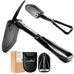 22.8" Military Folding Survival Shovel for Camping