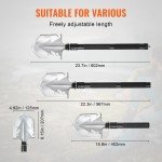 8-in-1 Folding Survival Shovel for Camping