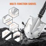 8-in-1 Folding Survival Shovel for Camping