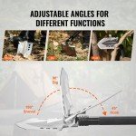 8-in-1 Folding Survival Shovel for Camping