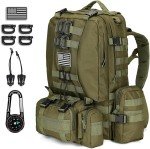 Military Tactical Backpack, 40-50L Bug Out Gear