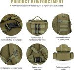 Military Tactical Backpack, 40-50L Bug Out Gear