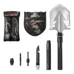 8-in-1 Folding Survival Shovel for Camping