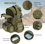 Military Tactical Backpack, 40-50L Bug Out Gear