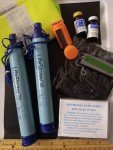 Survival Water Purification Kit and Matches