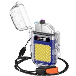Waterproof Flashlight and Dual Arc Windproof Lighter
