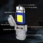Waterproof Flashlight and Dual Arc Windproof Lighter