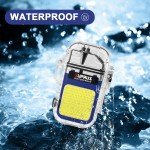 Waterproof Flashlight and Dual Arc Windproof Lighter