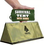 Bug Out Bag Survival Shelter Tent with Doors