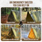 Bug Out Bag Survival Shelter Tent with Doors