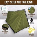 Bug Out Bag Survival Shelter Tent with Doors