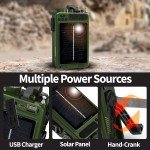 Emergency Solar Hand Crank Weather Radio and Charger