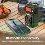 Emergency Solar Hand Crank Weather Radio and Charger