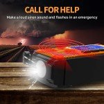 Solar Hand Crank Weather Radio with Power Bank