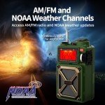 Emergency Solar Hand Crank Weather Radio and Charger