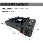 3000W Dual Fuel Camping Stove - Windproof Burner