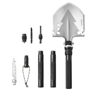 11-in-1 Folding Survival Shovel Multitool