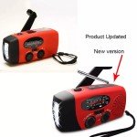 Emergency Crank Solar Radio with Power Bank & Flashlight