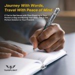 Self-Defense Tactical Pen with Flashlight and Glass Breaker