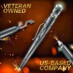 Self-Defense Tactical Pen with Flashlight and Glass Breaker