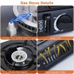 Portable Stove for Outdoor Cooking & Emergencies