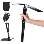 Heavy-Duty Tactical Folding Shovel and Pick Axe
