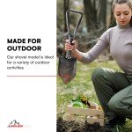 Heavy-Duty Tactical Folding Shovel and Pick Axe