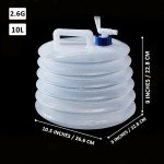 Collapsible BPA-Free Water Container with Spigot