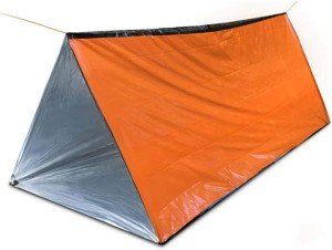 Waterproof Mylar Emergency Shelter Tent for 2