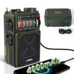 Emergency Crank Radio with NOAA Weather Alerts
