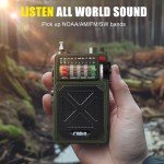 Emergency Crank Radio with NOAA Weather Alerts