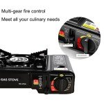 Butane Camping Stove with Carry Case - 8000 BTU