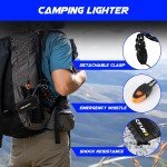 2 Pack USB Rechargeable Waterproof Torch Lighters