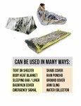 Silver Emergency Mylar Thermal Survival Blanket