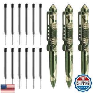 3 Pack Tactical Self Defense Pens for EDC
