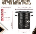 Portable Camping Wood Stove for Survival Needs