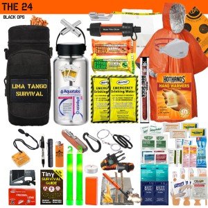 24-Hour Emergency Survival Water Bottle Kit