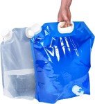 Collapsible Water Storage Bags - 2.6 Gal, 2 Pack