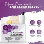 Travel-Friendly Personal Shower Kit for Hygiene